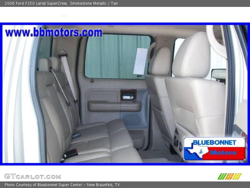 Smokestone Metallic / Tan 2006 Ford F150 Lariat SuperCrew