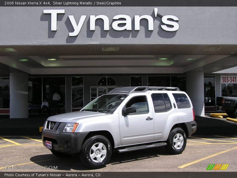 Silver Lightning Metallic / Steel/Graphite 2006 Nissan Xterra X 4x4