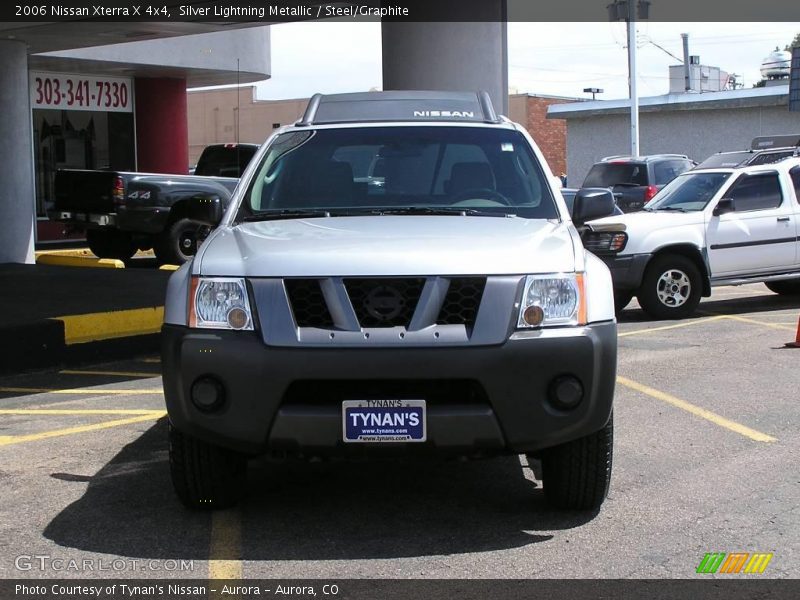 Silver Lightning Metallic / Steel/Graphite 2006 Nissan Xterra X 4x4