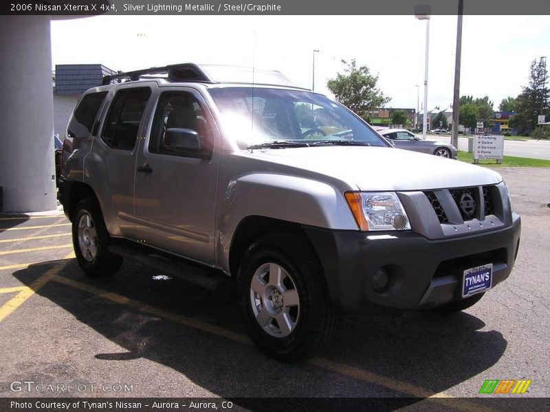 Silver Lightning Metallic / Steel/Graphite 2006 Nissan Xterra X 4x4