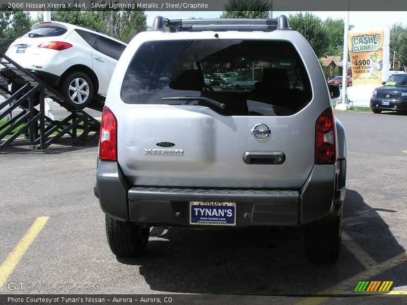 Silver Lightning Metallic / Steel/Graphite 2006 Nissan Xterra X 4x4