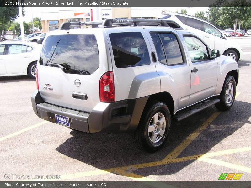 Silver Lightning Metallic / Steel/Graphite 2006 Nissan Xterra X 4x4