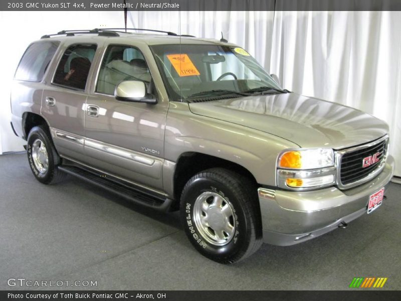 Pewter Metallic / Neutral/Shale 2003 GMC Yukon SLT 4x4