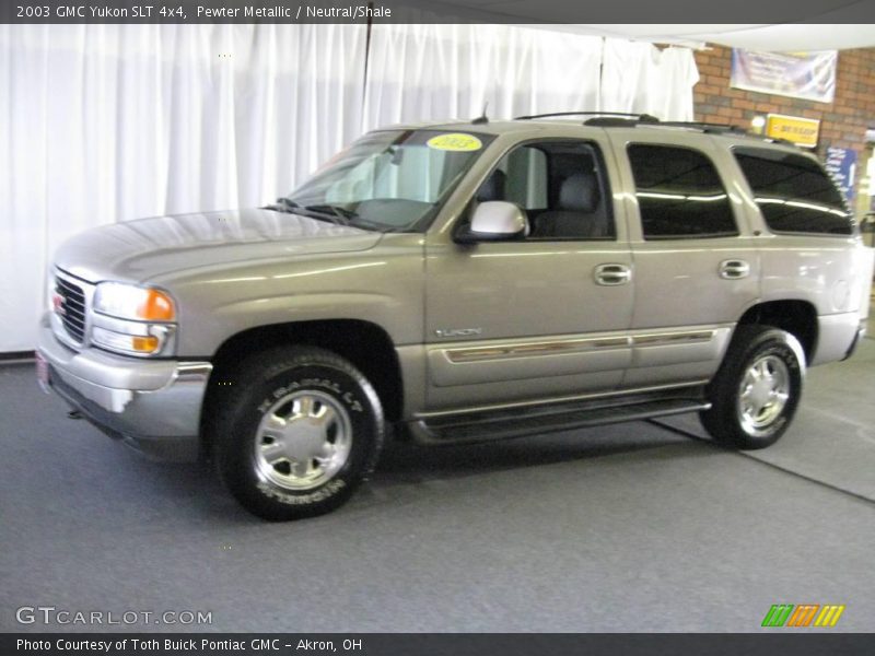 Pewter Metallic / Neutral/Shale 2003 GMC Yukon SLT 4x4