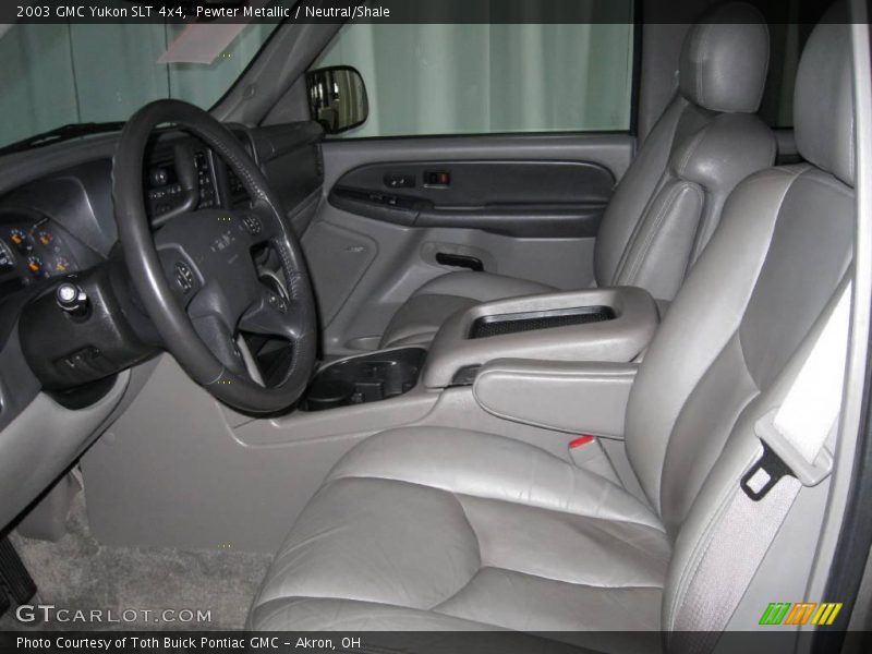 Pewter Metallic / Neutral/Shale 2003 GMC Yukon SLT 4x4