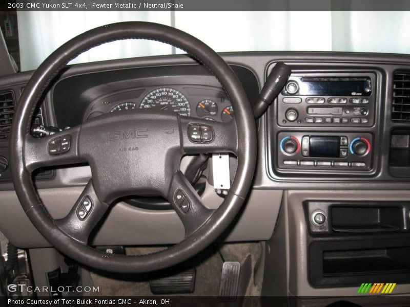 Pewter Metallic / Neutral/Shale 2003 GMC Yukon SLT 4x4