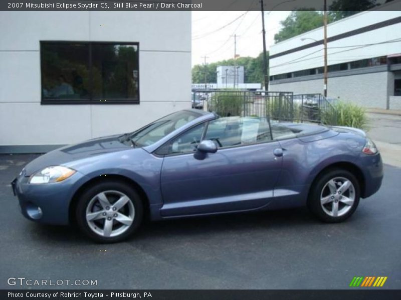 Still Blue Pearl / Dark Charcoal 2007 Mitsubishi Eclipse Spyder GS