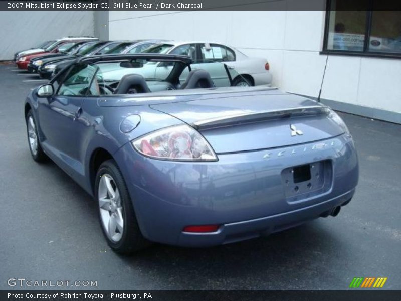 Still Blue Pearl / Dark Charcoal 2007 Mitsubishi Eclipse Spyder GS