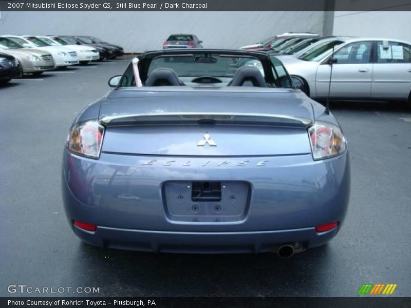 Still Blue Pearl / Dark Charcoal 2007 Mitsubishi Eclipse Spyder GS