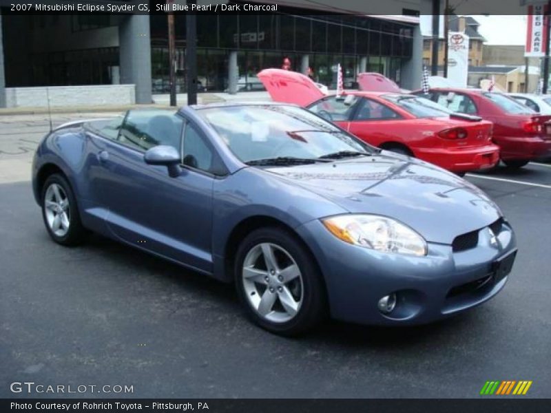 Still Blue Pearl / Dark Charcoal 2007 Mitsubishi Eclipse Spyder GS