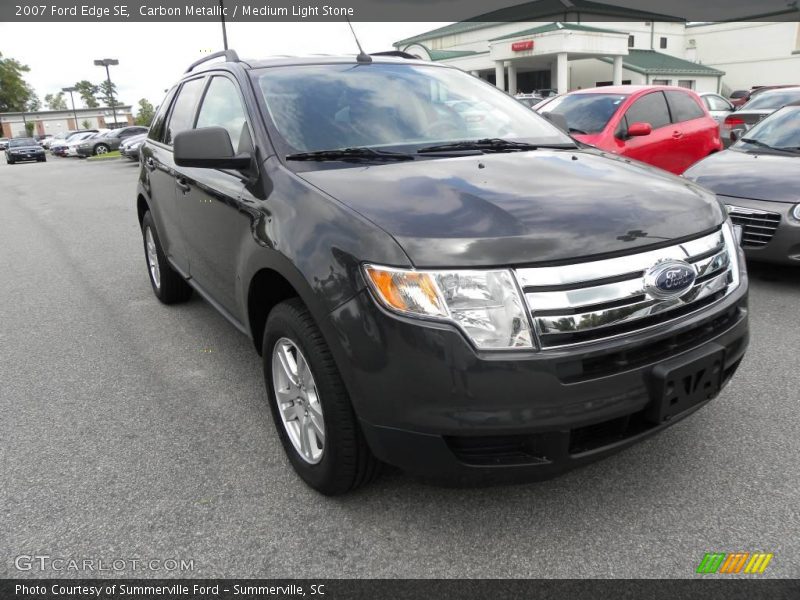 Carbon Metallic / Medium Light Stone 2007 Ford Edge SE