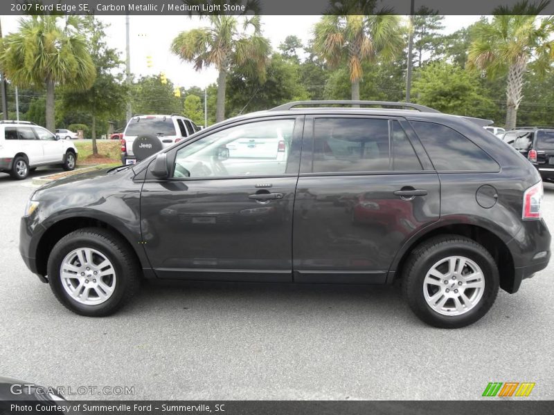 Carbon Metallic / Medium Light Stone 2007 Ford Edge SE