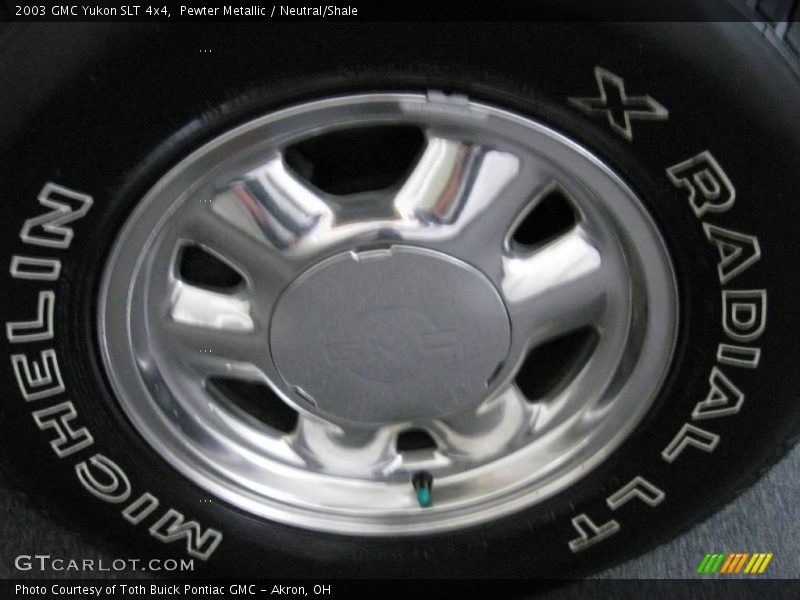 Pewter Metallic / Neutral/Shale 2003 GMC Yukon SLT 4x4
