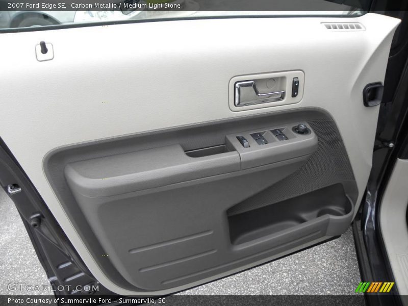 Carbon Metallic / Medium Light Stone 2007 Ford Edge SE
