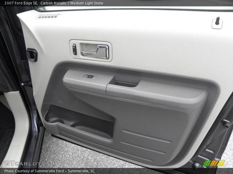 Carbon Metallic / Medium Light Stone 2007 Ford Edge SE