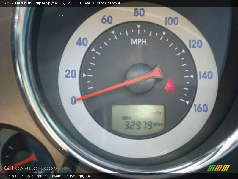 Still Blue Pearl / Dark Charcoal 2007 Mitsubishi Eclipse Spyder GS