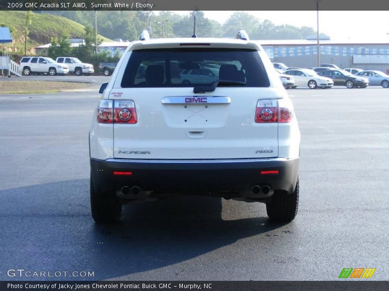 Summit White / Ebony 2009 GMC Acadia SLT AWD