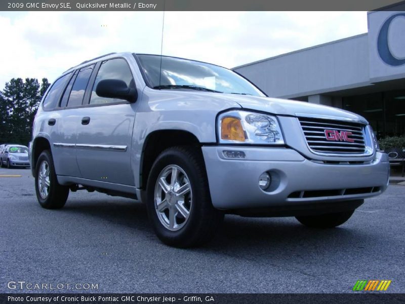 Quicksilver Metallic / Ebony 2009 GMC Envoy SLE