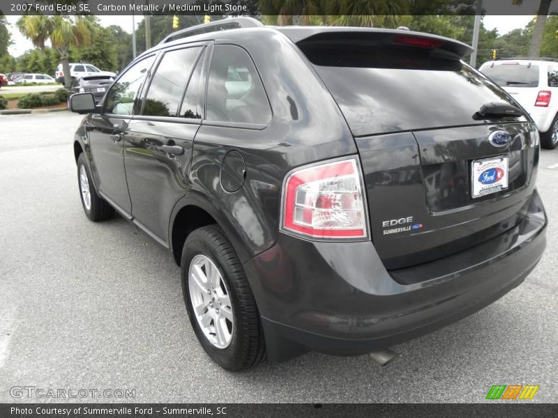 Carbon Metallic / Medium Light Stone 2007 Ford Edge SE