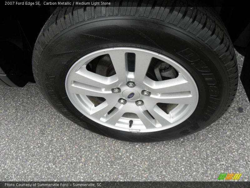 Carbon Metallic / Medium Light Stone 2007 Ford Edge SE