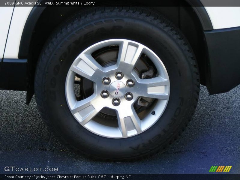 Summit White / Ebony 2009 GMC Acadia SLT AWD