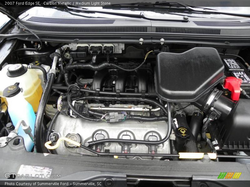 Carbon Metallic / Medium Light Stone 2007 Ford Edge SE