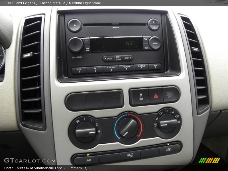 Carbon Metallic / Medium Light Stone 2007 Ford Edge SE