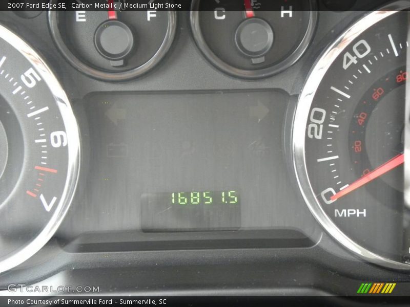 Carbon Metallic / Medium Light Stone 2007 Ford Edge SE
