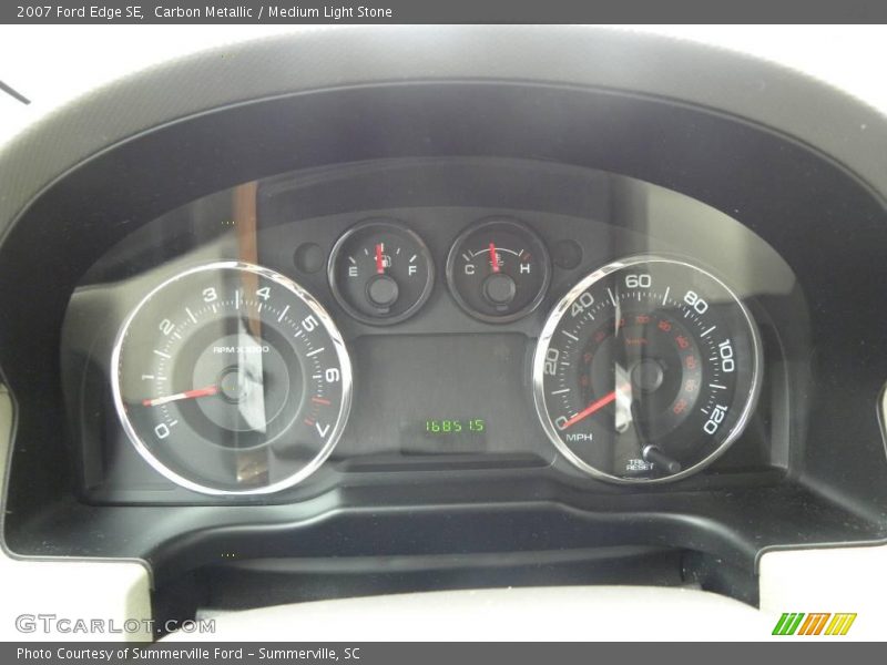 Carbon Metallic / Medium Light Stone 2007 Ford Edge SE