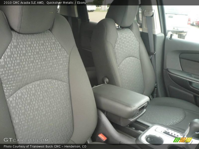 Quicksilver Metallic / Ebony 2010 GMC Acadia SLE AWD