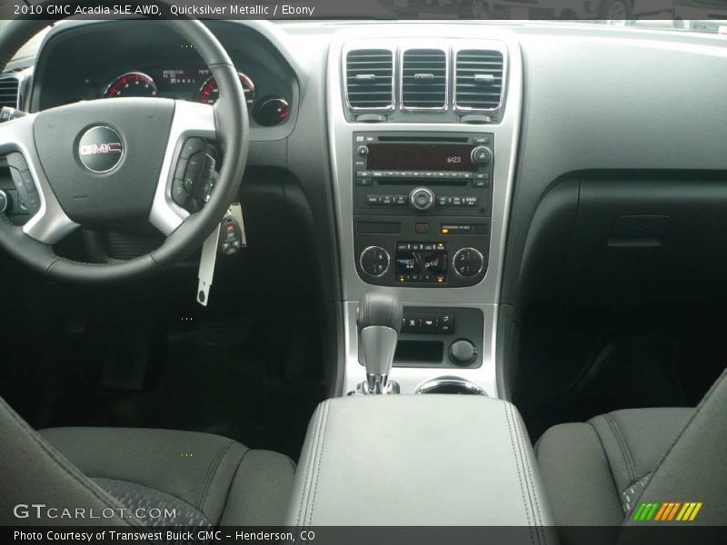 Quicksilver Metallic / Ebony 2010 GMC Acadia SLE AWD