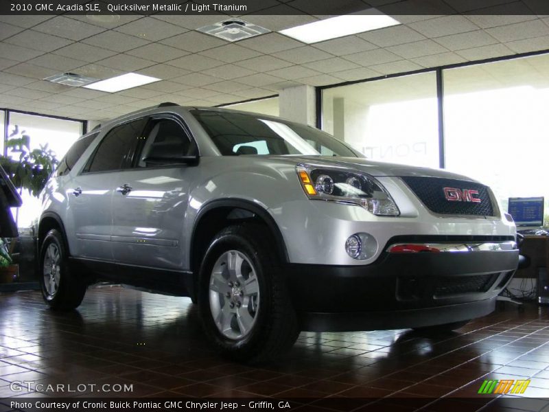 Quicksilver Metallic / Light Titanium 2010 GMC Acadia SLE