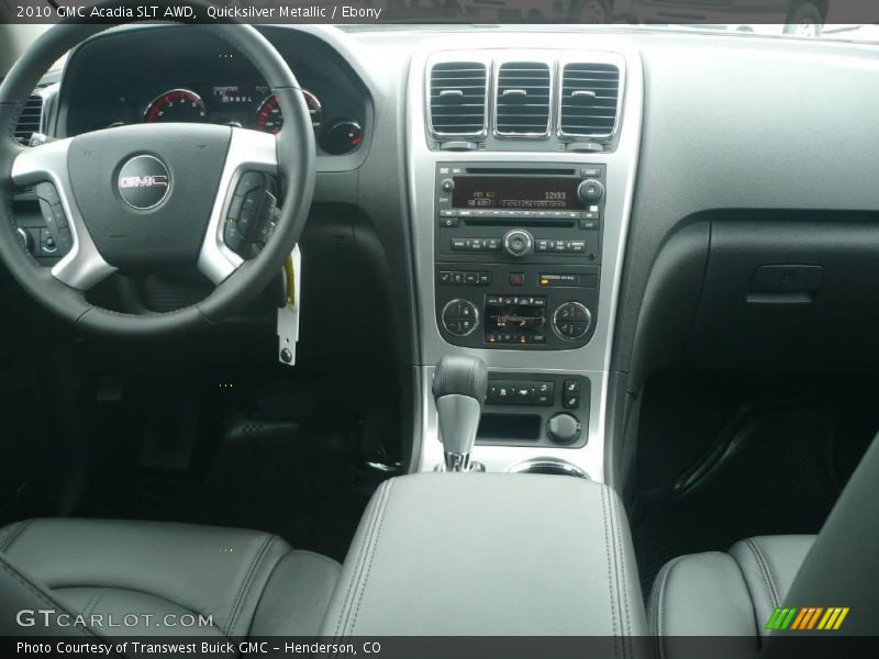Quicksilver Metallic / Ebony 2010 GMC Acadia SLT AWD