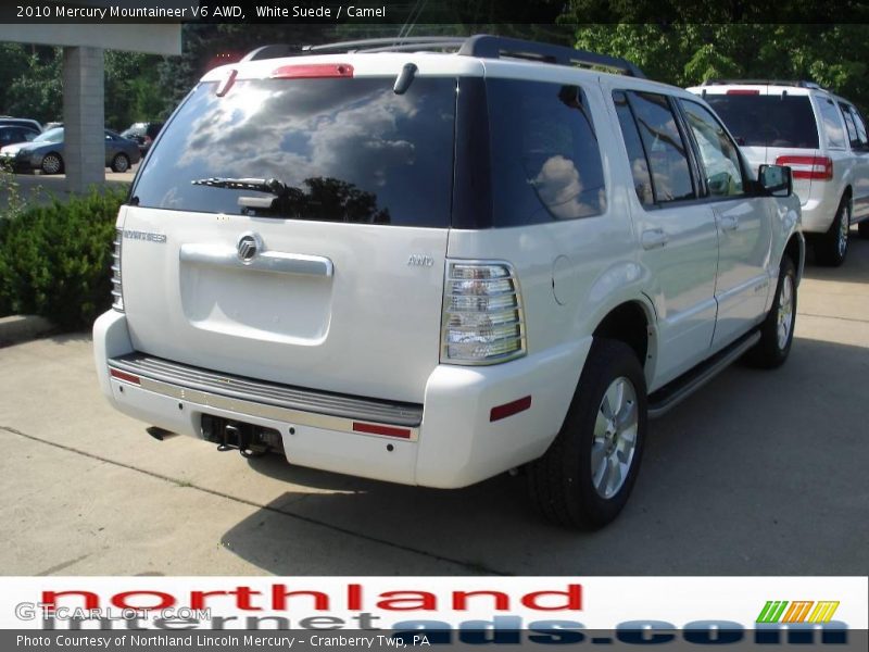 White Suede / Camel 2010 Mercury Mountaineer V6 AWD