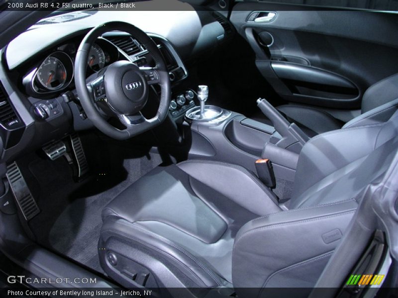 Black / Black 2008 Audi R8 4.2 FSI quattro