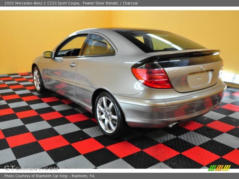 Pewter Silver Metallic / Charcoal 2003 Mercedes-Benz C C320 Sport Coupe
