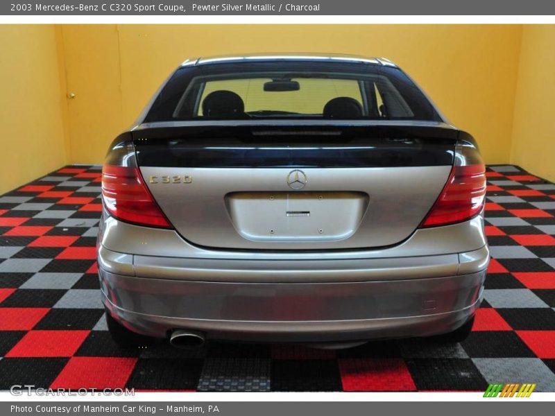 Pewter Silver Metallic / Charcoal 2003 Mercedes-Benz C C320 Sport Coupe