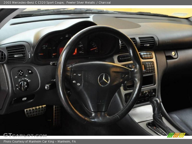 Pewter Silver Metallic / Charcoal 2003 Mercedes-Benz C C320 Sport Coupe