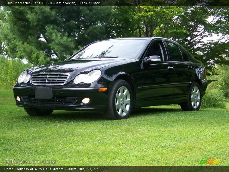 Black / Black 2005 Mercedes-Benz C 320 4Matic Sedan