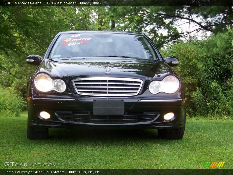 Black / Black 2005 Mercedes-Benz C 320 4Matic Sedan