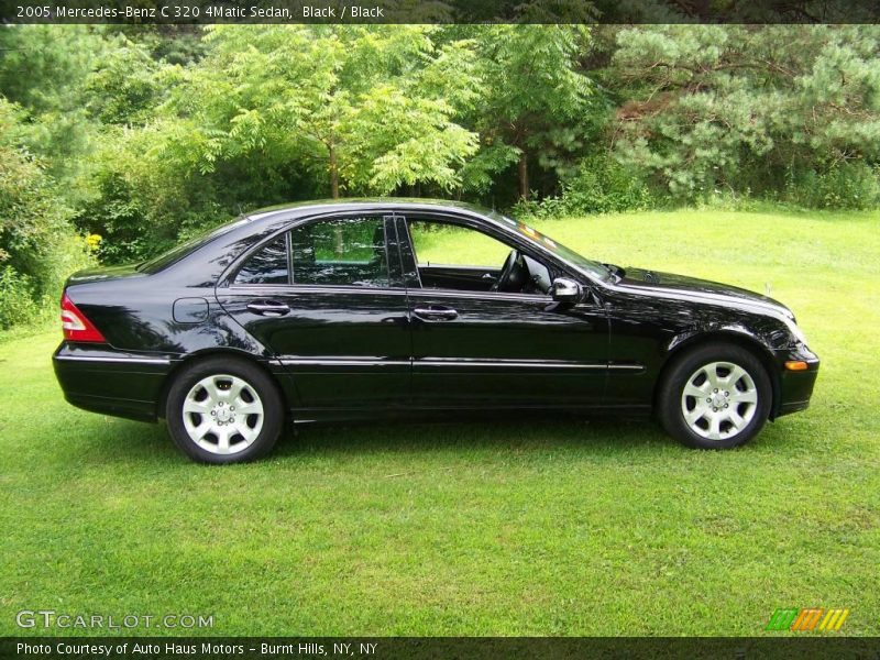 Black / Black 2005 Mercedes-Benz C 320 4Matic Sedan