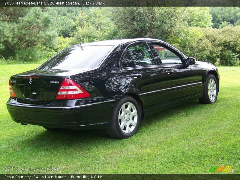 Black / Black 2005 Mercedes-Benz C 320 4Matic Sedan