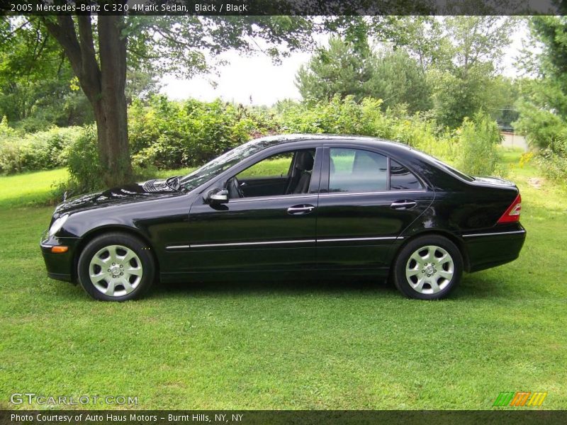 Black / Black 2005 Mercedes-Benz C 320 4Matic Sedan