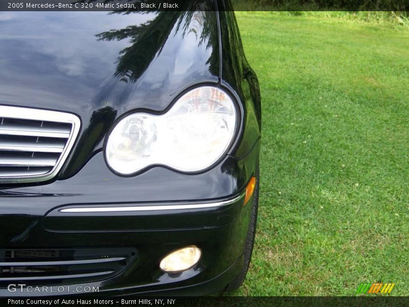 Black / Black 2005 Mercedes-Benz C 320 4Matic Sedan