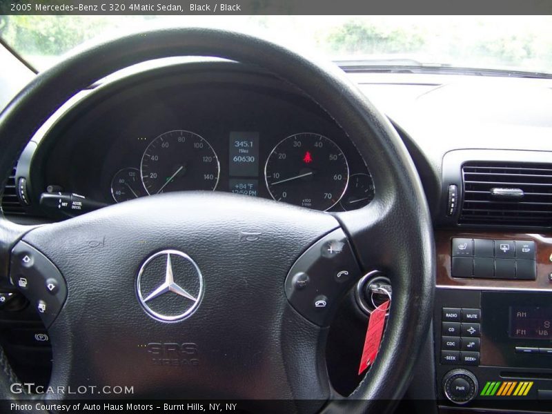 Black / Black 2005 Mercedes-Benz C 320 4Matic Sedan