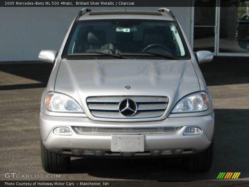 Brilliant Silver Metallic / Charcoal 2005 Mercedes-Benz ML 500 4Matic