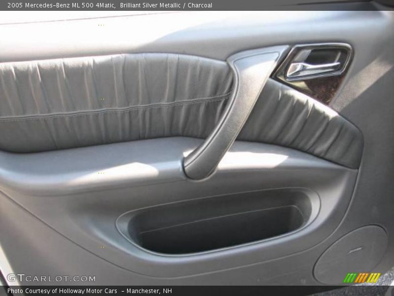 Brilliant Silver Metallic / Charcoal 2005 Mercedes-Benz ML 500 4Matic
