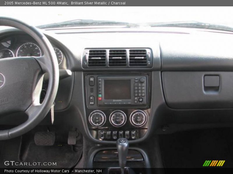 Brilliant Silver Metallic / Charcoal 2005 Mercedes-Benz ML 500 4Matic