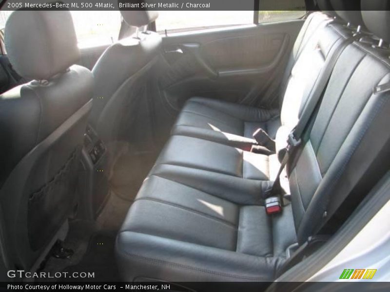 Brilliant Silver Metallic / Charcoal 2005 Mercedes-Benz ML 500 4Matic