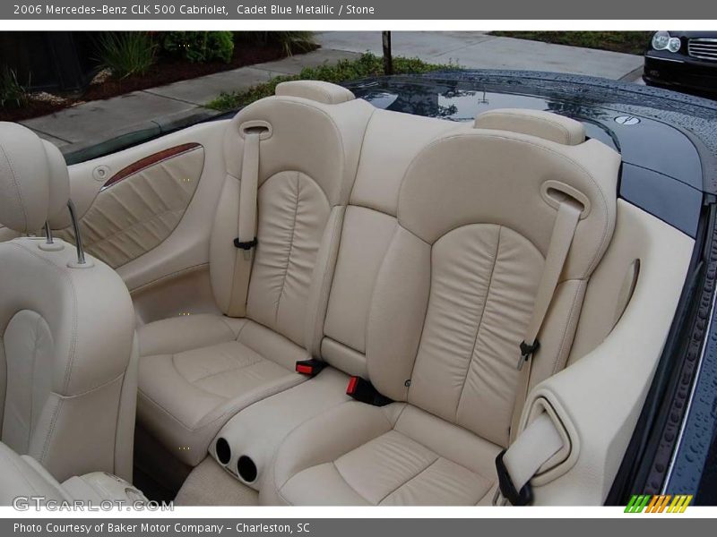 Cadet Blue Metallic / Stone 2006 Mercedes-Benz CLK 500 Cabriolet